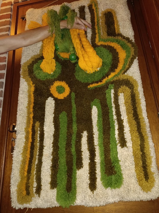 Image 1 of Arazzo psichedelico vintage anni '70 smyrna