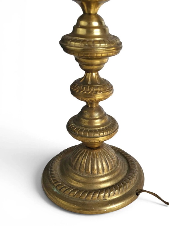Lámpara Art Déco de latón – Lámparas de mesa, Brass, Art Deco (photo 4 of 11)