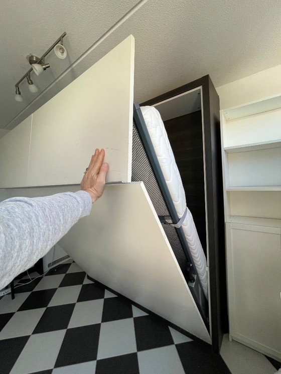 Image 1 of Lit pliant double Auping / lit d'appoint avec matelas