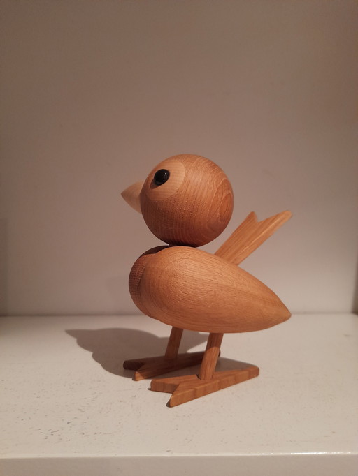 Gunnar Flørning bird, wooden, Danish design, new