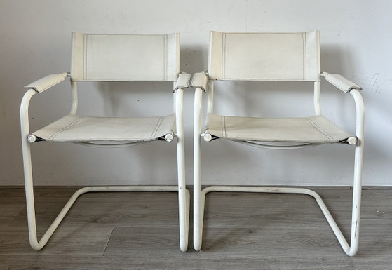 Image 1 of 4x Mart Stam S34 Heruitgave stoelen