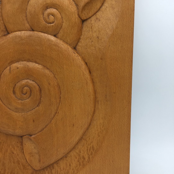 Image 1 of Scultura da parete in legno