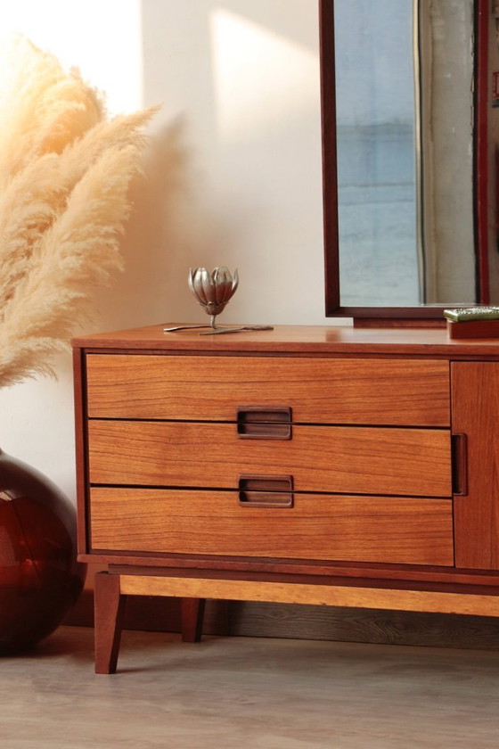 Image 1 of Restored Vintage Teak Dressing Table from the 1960s