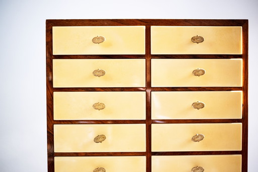 Mid Century Commode à 14 tiroirs