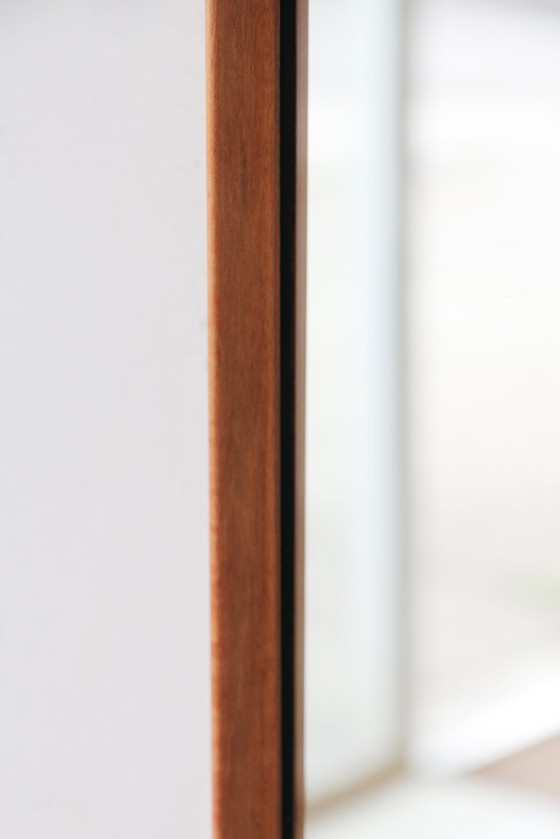 Image 1 of Rectangular Teak Mirror - Scandinavian Style - 28.03.25.08