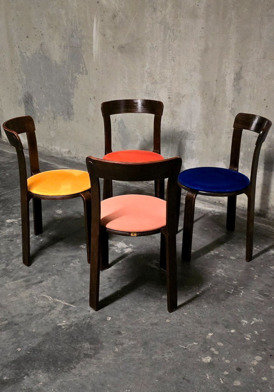 Image 1 of Set di 4 sedie - Bruno Rey (1935) - 1a edizione - 1960 Dietiker, Stein am Rhein