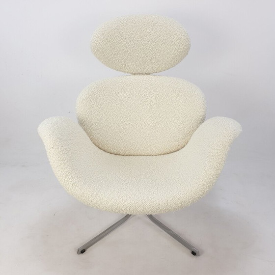 Image 1 of Big Tulip vintage wollen fauteuil van Pierre Paulin voor Artifort, 1959