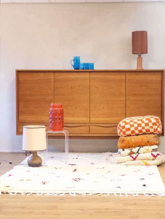 Image 1 of Vintage teak highboard, tall cabinet