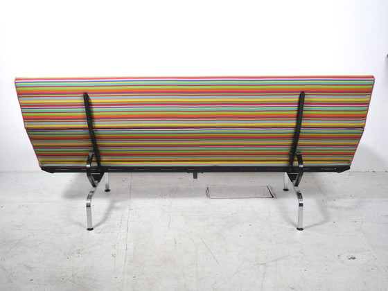 Image 1 of Sofa Compact Eames Vitra Alexander Girard Miller Stripe Stof