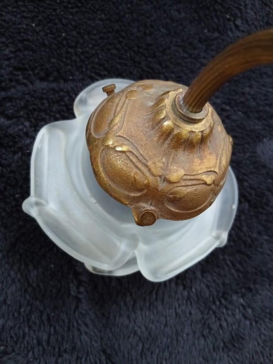 Image 1 of Applique da parete a forma di cigno in bronzo di Charles Ranc