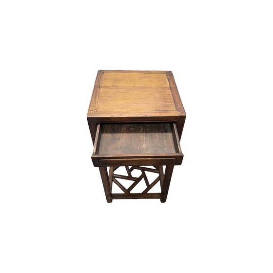 Tavolino da fiori antico cinese in legno, fine XIX secolo – Tavolini, Wood (photo 4 of 7)