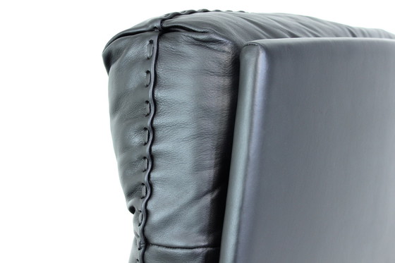 Image 1 of as new ! de Sede DS-31 1st Series Lounge Chair Fauteuil, cuir et aluminium Base rocking Mechanism, fully restored ! LP 7005,- € 