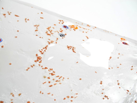 Image 1 of Post Modern Murano glass triangle ceiling lamp by Sylcom, Italy, 1985