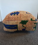 Pouf astratto marocchino, cuscino di seduta berbero
