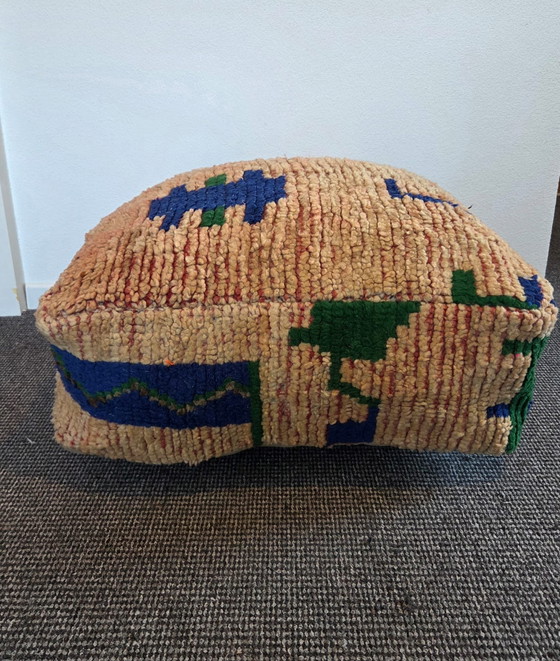 Image 1 of Pouf astratto marocchino, cuscino di seduta berbero