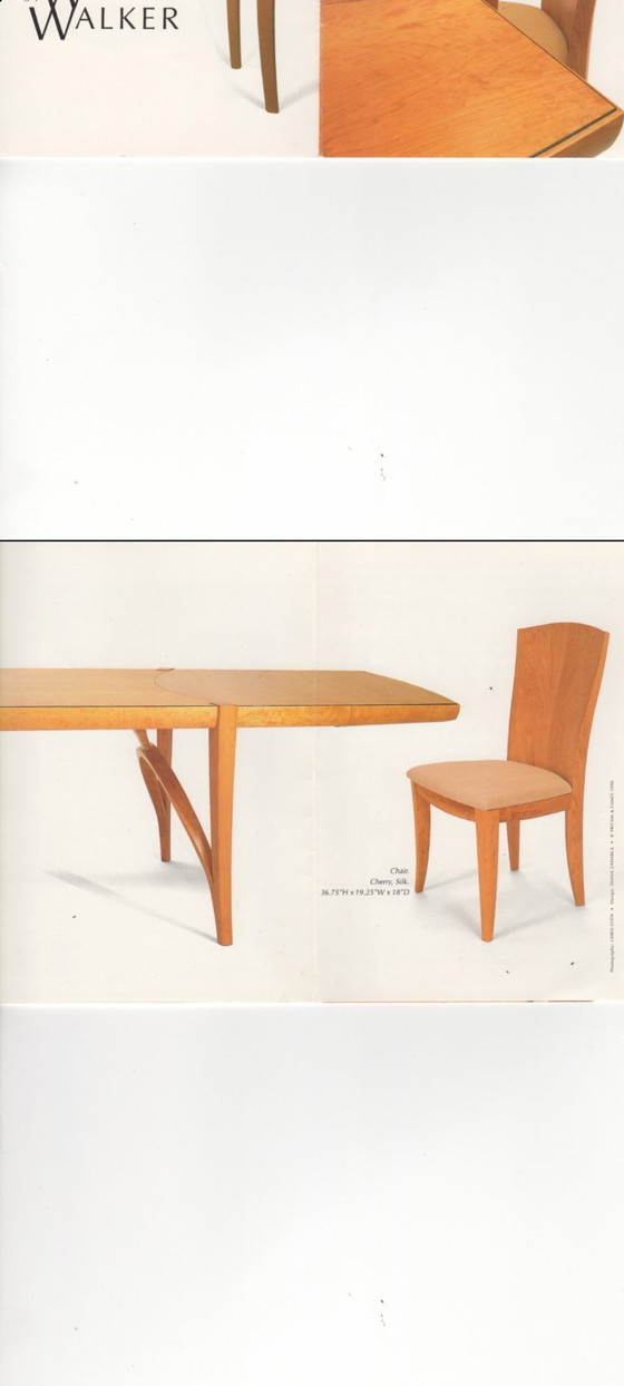 Image 1 of 4 Luxe Bubinga Houten eetkamerstoelen met