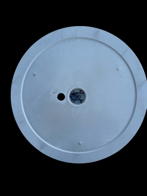 Image 1 of Eisglas froozen glas Wandleuchte Deckenleuchte bubble lamp D.50cm 1970s Germany