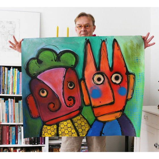 Image 1 of Peinture plus ancienne 'Avant les coups de gueule...'