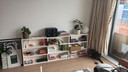 Zelf gemaakte witte open kast 