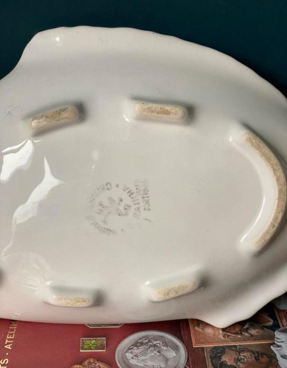 Image 1 of Bordallo Pinheiro serving dish in the shape of a fish