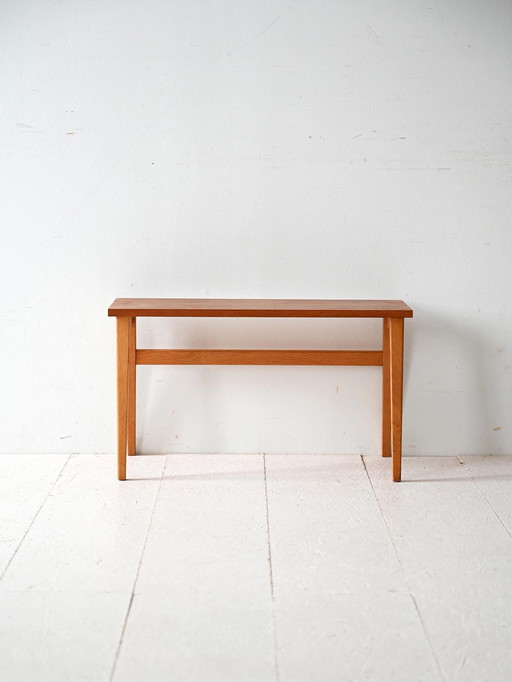 Zweedse vintage teakhouten bank, jaren 1950-60