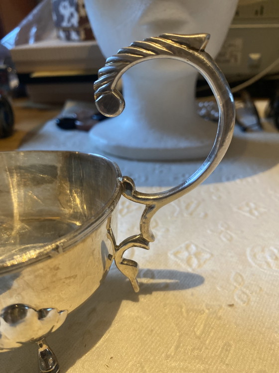 Image 1 of saucière en argent Art Déco