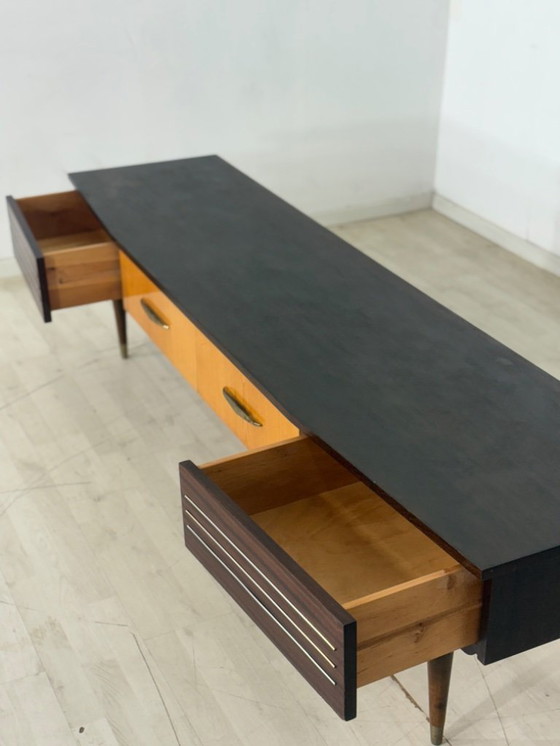 Image 1 of Mid Century Sideboard Longboard Armoire Vintage