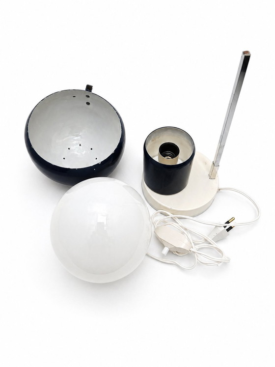Image 1 of G.C.M.E. Tafellamp uit het midden van de 20e eeuw in Space Age-stijl - Italië, jaren 60