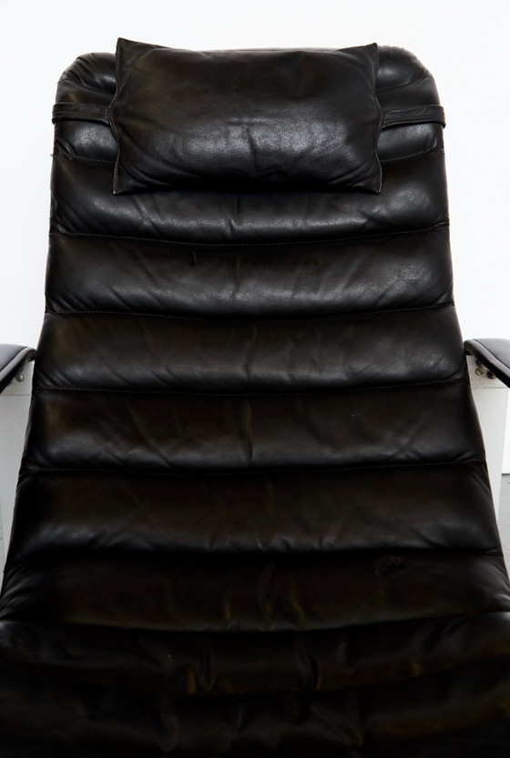 Image 1 of Fauteuil lounge et ottoman Ilmari Lappalainen "Pulkka" pour ASKO