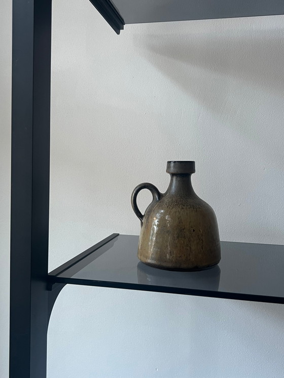 Rudi Stahl studio vase – brown ceramic – Mid Century Modern (photo 5 of 5)