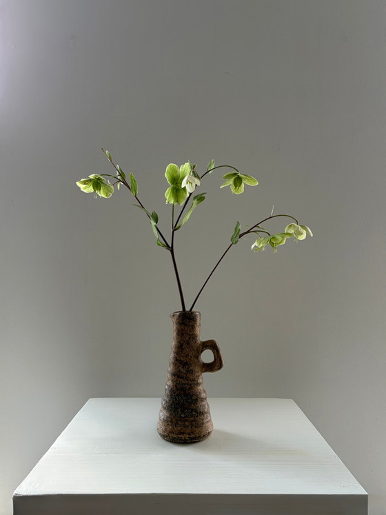 Vintage kleine keramische vaas met handvat – Vazen, Ceramic (photo 5 of 6)