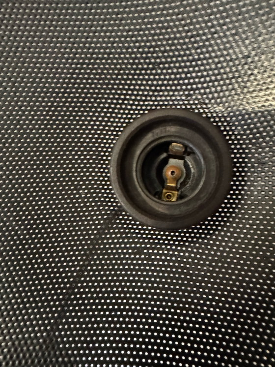 Image 1 of Lámpara colgante de metal microperforado de los años 60