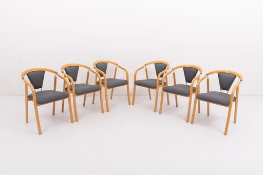 6x Asger Jensen Designstuhl