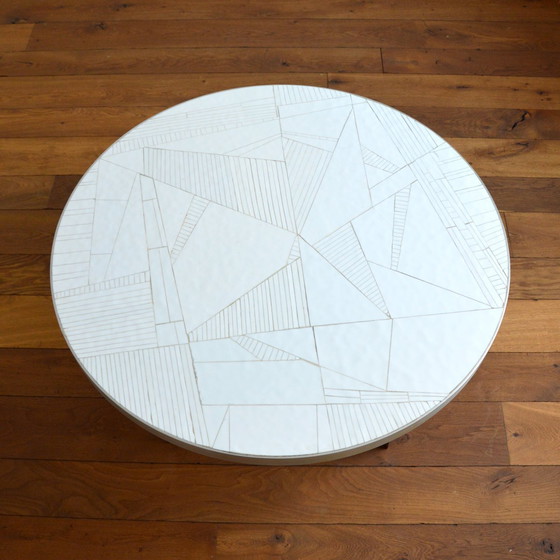 Image 1 of Round coffee table by Berthold Müller - Oerlinghausen / Germany 1960s