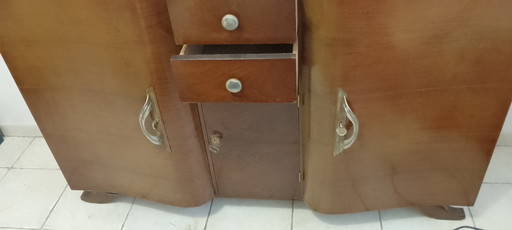 Art Deco houten dressoir