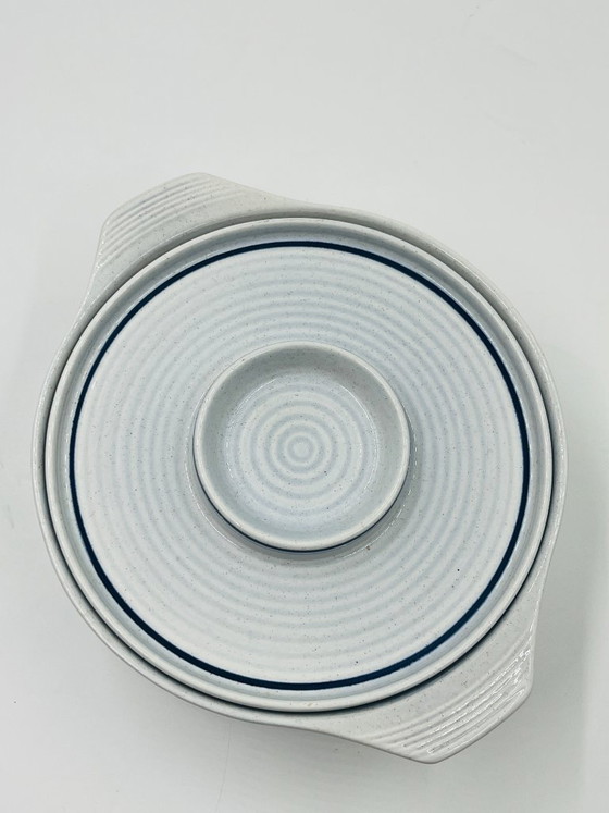 Image 1 of “Brendan” Stoneware Casserole Dish by Arklow Ireland – 1970