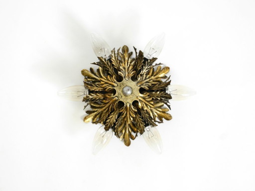 Magnifiques lampes de plafond ou appliques italiennes des années 1960, de la marque Banci Firenze, Italie.