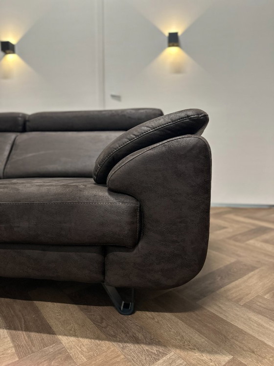 Henders&Hazel Ecksofa, Dunkelbraun, 261 x 235 cm – Henders & Hazel, Textile (photo 8 of 12)