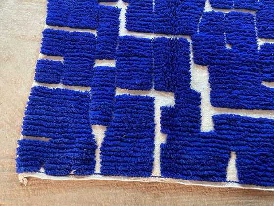 Blauer gemusterter Teppich 160/250cm – Teppiche & Läufer, Wolle (photo 9 of 9)