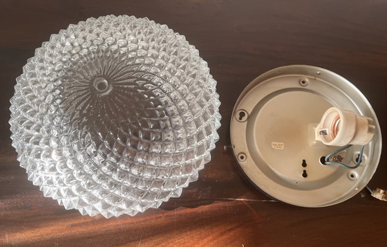 Image 1 of Plafonnier vintage Ananas relief 