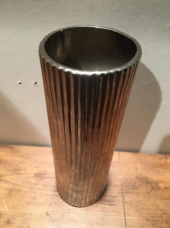 Vaso in ceramica di acciaio inossidabile – Vasi, Vintage (photo 2 of 5)