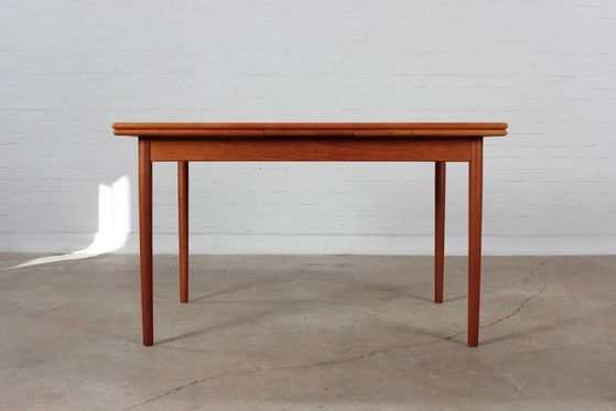 Tavolo da pranzo vintage in teak 4-6 pers. Danish design tavolo da cucina anni '60 – Tavoli da pranzo, Legno (photo 6 of 18)