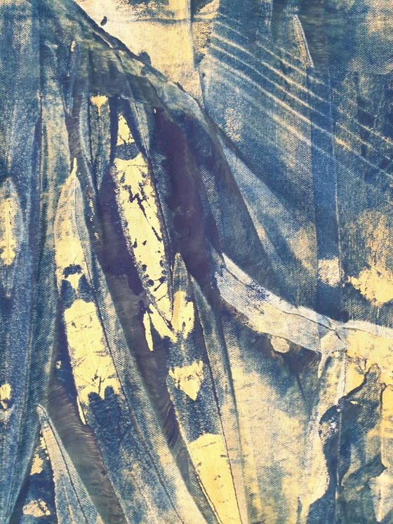 Jürgen Angeler - Blue Golden Seahorse – Paintings & Drawings, Canvas (photo 22 of 30)