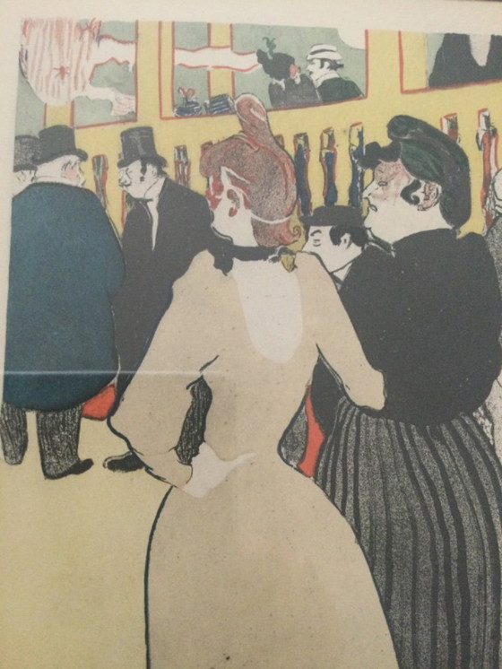 Image 1 of Henri de Toulouse Lautrec - Litho Au Moulin Rouge