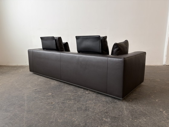 Minotti Powell Canapé Designer Cuir – Canapés 3 places, Leather (photo 8 of 14)
