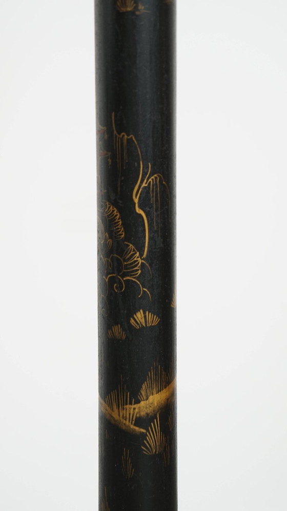 Image 1 of Ancien lampadaire anglais de style japonais du début des années 1900