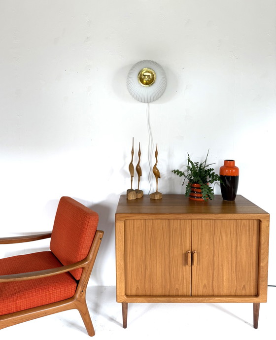 Vintage Opal Glass Wall Lamp, Glashütte Limburg ‘70 – Wall lights, Brass (photo 5 of 15)