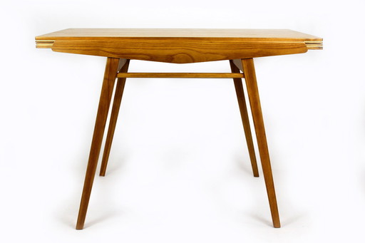 Restored Ash Veneered Extendable Dining Table, 1960S