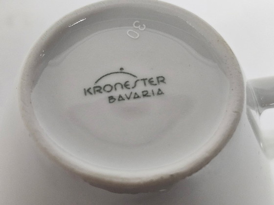 Image 1 of Kronester Bavaria para Van Nelle - 7 tazas y platillos - porcelana - Posmoderno - Años 80