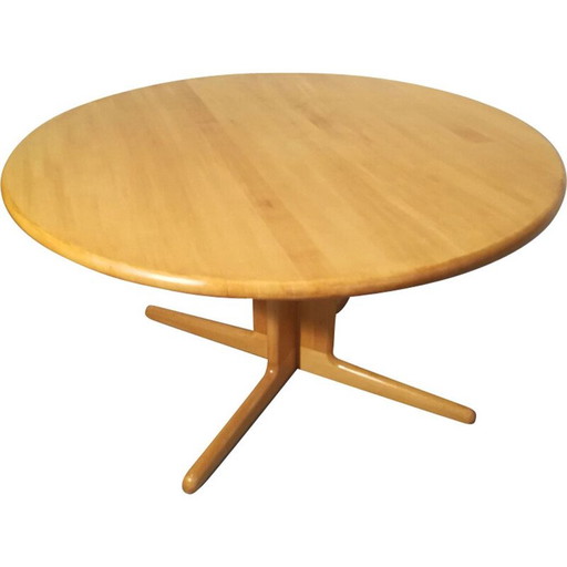 Tavolo vintage in rovere di Niels Moller, 1960